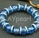 14mm colored glaze bracelet