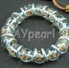 14mm colored glaze bracelet