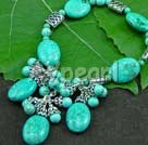 huge turquoise beaded stretch bracelet