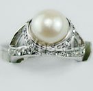 Discount 8-9mm white pearl ring