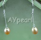 7-8mm pearl drop earrings