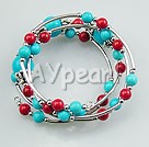 turquoise and alaqueca bangle bracelet