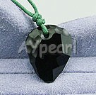 23.5 inches black austrian crystal strawberry pendant under $ 30