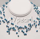 3-4mm pearl bridal necklace