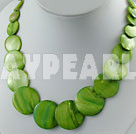 Discount dyed shell necklace
