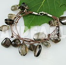 Discount natural smoky quartz bracelet