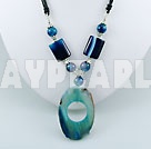 Blue Agate halskæde