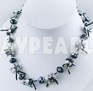 Colar de pérolas de cristal