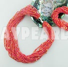 glass beads pearl set