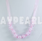 12mm colored glaze necklace