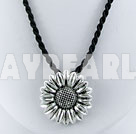 tibet silver flower necklace