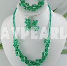 Discount conjunto de cristal sintético