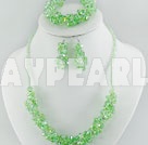Discount manmade crystal set