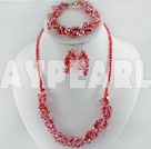 Discount manmade crystal set
