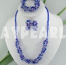 Discount conjunto de cristal sintético