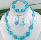 crystal colored glaze set