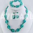 crystal colored glaze set