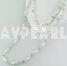 Discount pearl crystal acrylic necklace