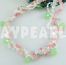 Discount pearl crystal necklace