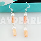 Discount pearl coral earrings