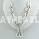 pearl shell fashion necklace