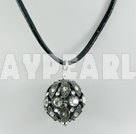 20mm rhinestone ball pendant