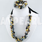 Discount pérolas de cristal acrílico conjunto