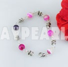 pink Agat armbånd