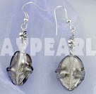 colored glaze earrings