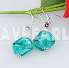 colored glaze earrings