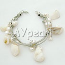 brazalete de concha de perla