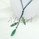 17.5 inches charm ing fashion brazil green agate necklace