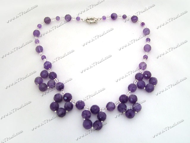 fashion amethyst necklace