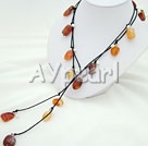 pearl agate necklace