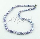 8-9mm dyed pearl necklace