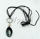 black agate necklace