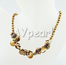 pearl and agate necklace