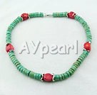 coral and turquoise necklace