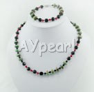 turquoise and black crystal sets