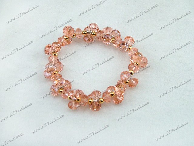 8mm czech crystal bracelet