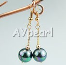 8mm seashell beads earrings