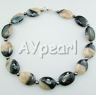 crystallized agate necklace