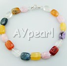 multi stone necklace
