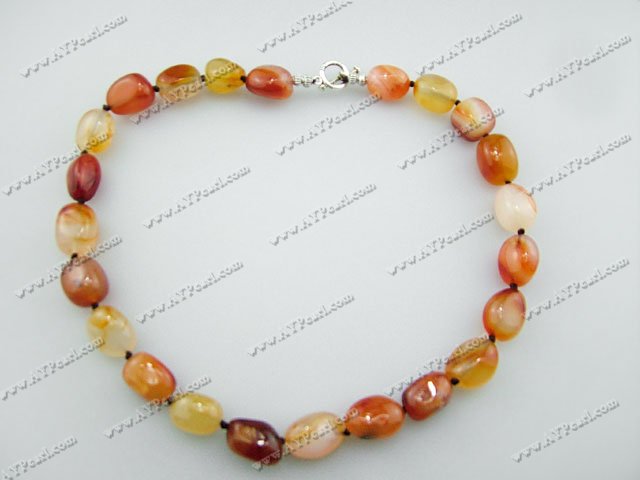 fillet agate necklace