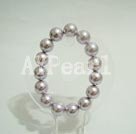 12mm seashell beaded stretch bracelet under $9