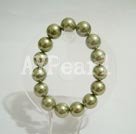 12mm seashell stretch bracelet under $9