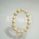 12mm yellow seashell beads bracelet under $9