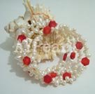 pearl and coral bracelet Under $ 10