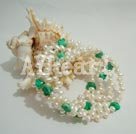 pearl and turquoise bracelet Under $ 10