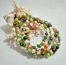 multi color pearl bracelet